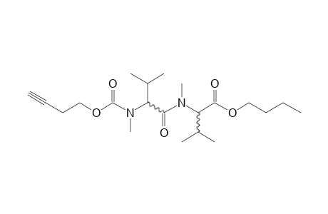 dl-Valyl-dl-valine, N,N'-dimethyl-N'-(but-3-yn-1-yloxycarbonyl)-, butyl ester