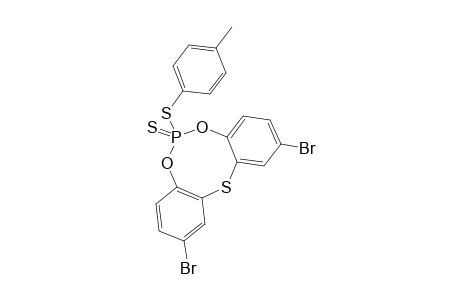 6-(4-METHYLTHIOPHENOXY)-2,10-DIBROMODIBENZO-[D,G]-[1,3,6,2]-DIOXATHIAPHOSPHOCIN-6-SULFIDE