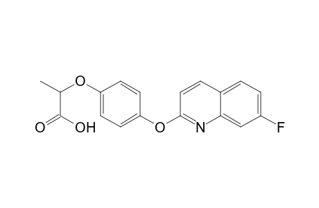 2-[4-[(7-Fluoro-2-quinolinyl)oxy]phenoxy]propionic acid