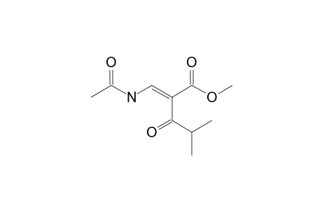 Methyl 3-(acetylamino)-2-isobutyrylacrylate