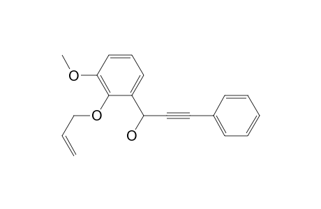 1-(2-Allyloxy-3-methoxyphenyl)-3-phenylprop-2-yn-1-ol