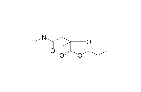 2-(2-t-Butyl-4-methyl-5-oxo[1,3]dioxolan-4-yl)-N,N-dimethylacetamide