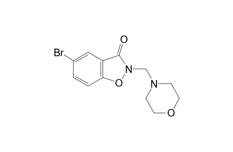 5-bromo-2-(morpholinomethyl)-1,2-benzisoxazolin-2-one