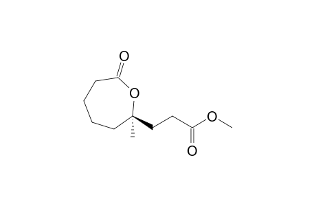 (R)-(+)-6-Carbomethoxyethyl-6-methyl-.epison.carprolactone