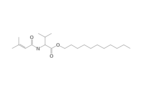 L-Valine, N-(3-methylbut-2-enoyl)-, undecyl ester