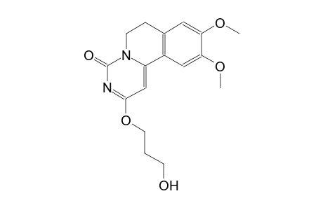 2-(3-hydroxypropoxy)-9,10-dimethoxy-6,7-dihydro-4H-pyrimido[6,1-a]isoquinolin-4-one