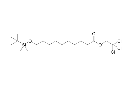 10-[Tert-butyl(dimethyl)silyl]oxycapric acid 2,2,2-trichloroethyl ester