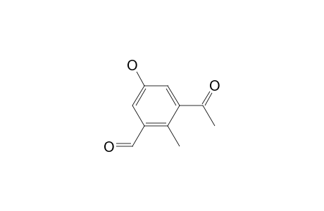 3-Acetyl-5-hydroxy-2-methyl-benzaldehyde