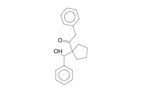 1-(1-[Hydroxy(phenyl)methyl]cyclopentyl)-2-phenylethanone