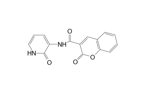 2H-1-benzopyran-3-carboxamide, N-(1,2-dihydro-2-oxo-3-pyridinyl)-2-oxo-