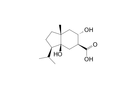 (3R,3aS,5S,6S,7aR)-3a,6-Dihydroxy-3-isopropyl-7a-methyloctahydro-indene-5-carboxylic acid