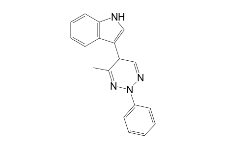 4-Methyl-5-(indol-3'-yl)-2-phenyl-2,5-dihydro-1,2,3-triazine
