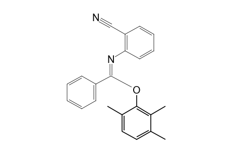 N-(cyanophenyl)benzimidic acid, 2,3,6-trimethylphenyl ester
