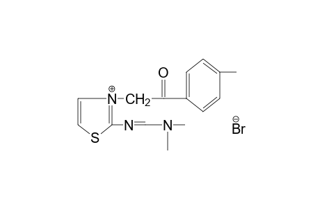 2-{[(dimethylamino)methylene]amino}-3-(p-methylphenacyl)thiazolium bromide