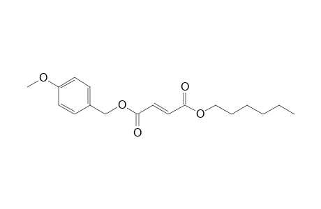 Fumaric acid, hexyl 4-methoxybenzyl ester