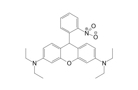 9H-xanthene-3,6-diamine, N3,N3,N6,N6-tetraethyl-9-(2-nitrophenyl)-