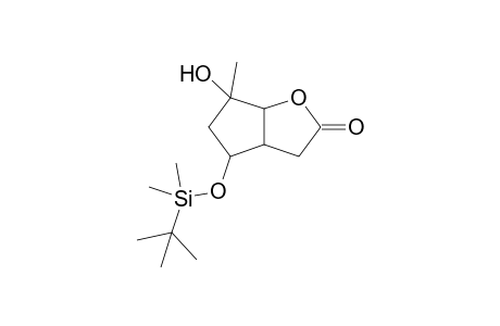 4-[(t-Butyldimethylsilyl)oxy]-3,3a,4,5,6,6a-hexahydro-6-hydroxy-6-methyl-2H-cyclopenta[b]furan-2-one