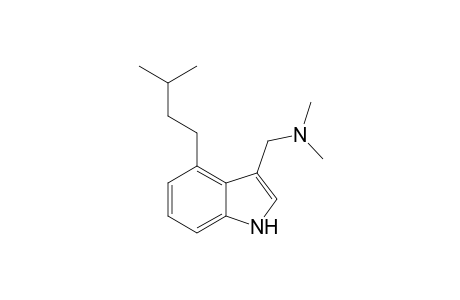 Methanamine, N,N-dimethyl-(4-isopentyl-1H-3-indolyl)