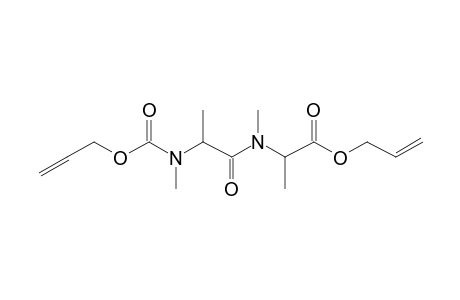 Alanylalanine, N,N'-dimethyl-N'-allyloxycarbonyl-, allyl ester