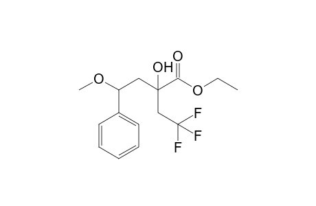 Ethyl 4,4,4-trifluoro-2-hydroxy-2-(2-methoxy-2-phenylethyl)butanoate