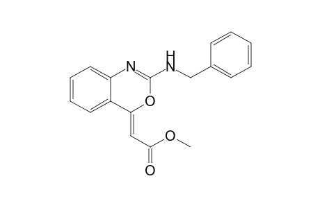 (Z)-(2-Benzylaminobenzo[d][1,3]oxazin-4-ylidene)acetic acid methyl ester