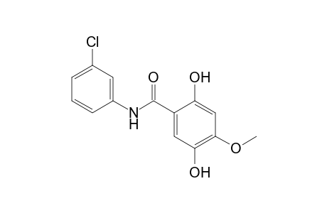 N-(3-Chlorophenyl)-5-hydroxy-4-methoxysalicylamide