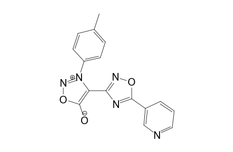 3-(p-Methylphenyl)-4-[3-pyridyl-.delta.(2)-1,2,4-oxadiazol-3-yl]sydnone