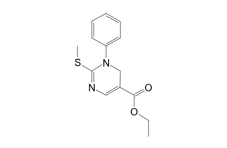 2-(methylthio)-3-phenyl-4H-pyrimidine-5-carboxylic acid ethyl ester