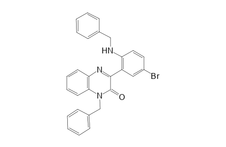 2(1H)-Quinoxalinone, 3-[5-bromo-2-[(phenylmethyl)amino]phenyl]-1-(phenylmethyl)-