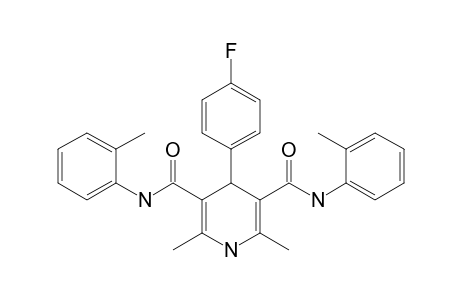 4-(4-Fluorophenyl)-2,6-dimethyl-3,5-bis-N-(2-methylphenyl)-carbamoyl-1,4-dihydropyridine