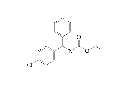 Ethyl[(4-chlorophenyl)phenylmethyl]carbamate