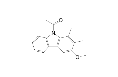 1-(3-Methoxy-1,2-dimethyl-9-carbazolyl)ethanone