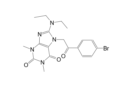 1H-purine-2,6-dione, 7-[2-(4-bromophenyl)-2-oxoethyl]-8-(diethylamino)-3,7-dihydro-1,3-dimethyl-