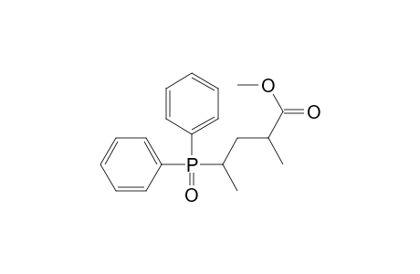 Methyl 4-diphenylphosphoryl-2-methylpentanoate