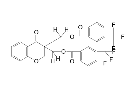 3,3-BIS(HYDROXYMETHYL)-2,3-DIHYDRO-4H-1-BENZOPYRAN-4-ONE, BIS(alpha,alpha,alpha-TRIFLUORO-m-TOLUATE)