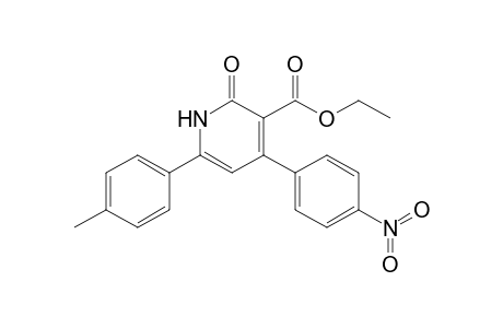 Ethyl 1,2-dihydro-4-(4-nitrophenyl)-6-(4-methylphenyl)-2-oxo-3-pyridinecarboxylate