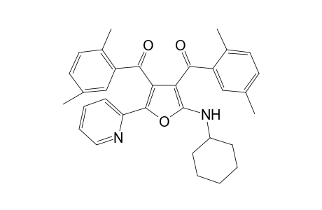 [2-(Cyclohexylamino)-5-(pyridin-2-yl)furan-3,4-diyl]bis[(2,5-dimethylphenyl)methanone]