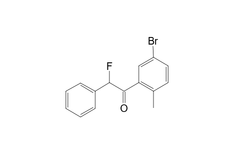 1-(5-Bromo-2-methylphenyl)-2-fluoro-2-phenylethanone