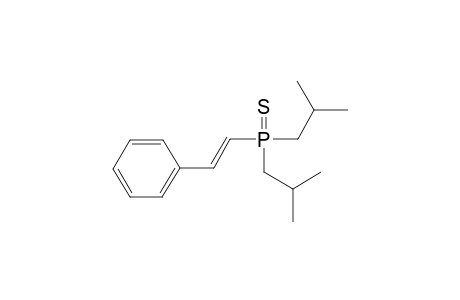 diisobutyl[(E)-2-phenylethenyl]phosphine sulfide