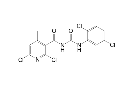2,6-Dichloro-N-[(2,5-dichloroanilino)-oxomethyl]-4-methyl-3-pyridinecarboxamide