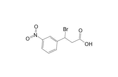 3-Bromo-3-(3-nitrophenyl)propanoic acid