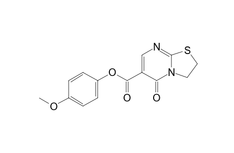 2,3-dihydro-5-oxo-5H-thiazolo[3,2-a]pyrimidine-6-carboxylic acid, p-methoxyphenyl ester