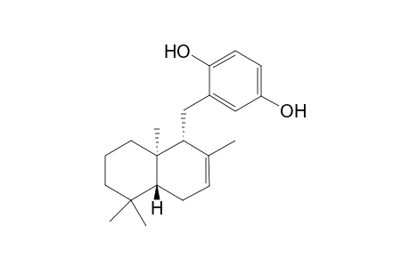 1,4-Benzenediol, 2-[(1,4,4a,5,6,7,8,8a-octahydro-2,5,5,8a-tetramethyl-1-naphthalenyl)methyl]-, [1R-(1.alpha.,4a.beta.,8a.alpha.)]-