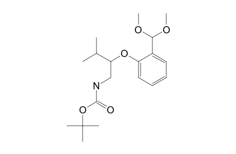 (+/-)-TERT.-BUTYL-2-[2-(DIMETHOXYMETHYL)-PHENOXY]-3-METRHYLBUTYL-CARBAMATE