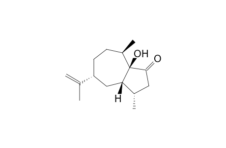 2 (3aSR,5RS,8RS,3S,8aR)-8a-Hydroxy-3,8-dimethyl-5-(prop-1-en-2-yl)octahydroazulen-1(2H)-one