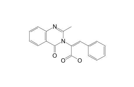 .alpha.-[2-Methyl-4(3H)-quinazolinone-3-yl]cinnamic acid