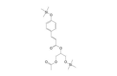 Glycerol <1-acetyl-2-p-coumaroyl->, di-TMS