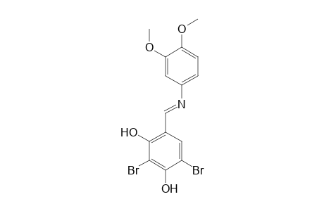 4-(2,4-Dihydroxy-3,5-dibromobenzylideneamino)veratrole