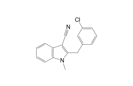 2-(3-Chlorobenzyl)-1-methyl-1H-indole-3-carbonitrile