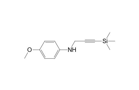 4-methoxy-N-(3-trimethylsilylprop-2-ynyl)aniline